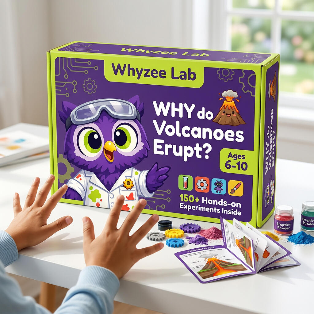 Why do Volcanoes Erupt? Whyzee Lab presents the 1st product i.e. Science experiment kit